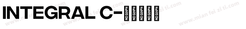Integral C字体转换